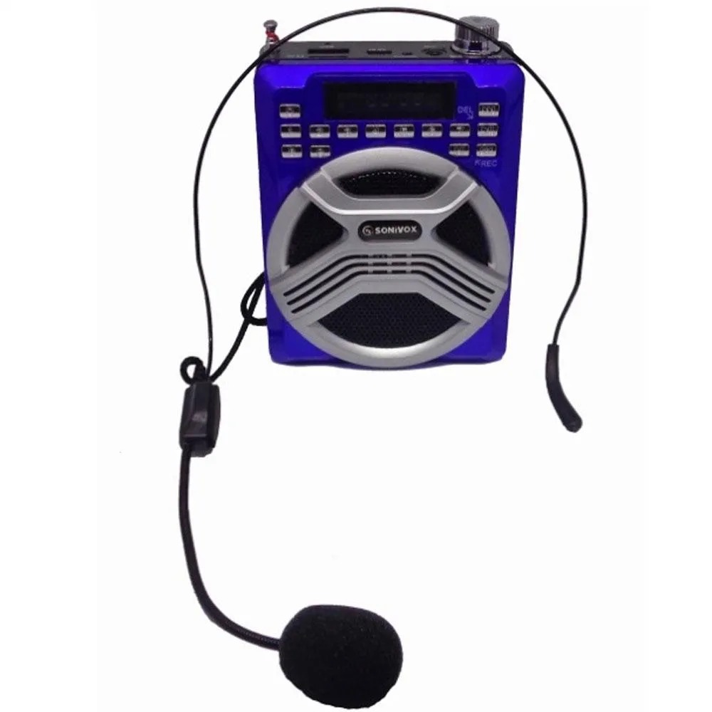 Parlante Megáfono Con Micrófono Tipo Diadema - Bluetooth - SONIVOX vs-r1467bt